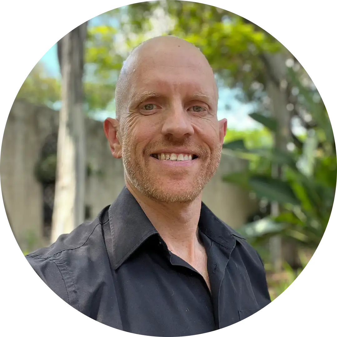 Photographer smiling in late morning